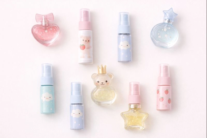 Variety of kids accessories in different colors and designs